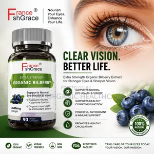 Organic Bilberry Capsules for the Eye