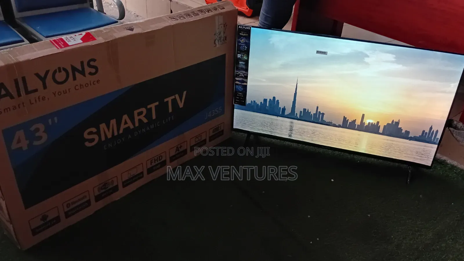 Ailyons 43" Smart TV – Premium Viewing Ce at a Great Price 43inches