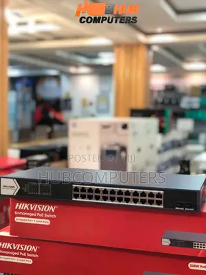 Hikvision DS-3E0526P-E/M 24 Port Gigabit PoE Unmanaged Switch