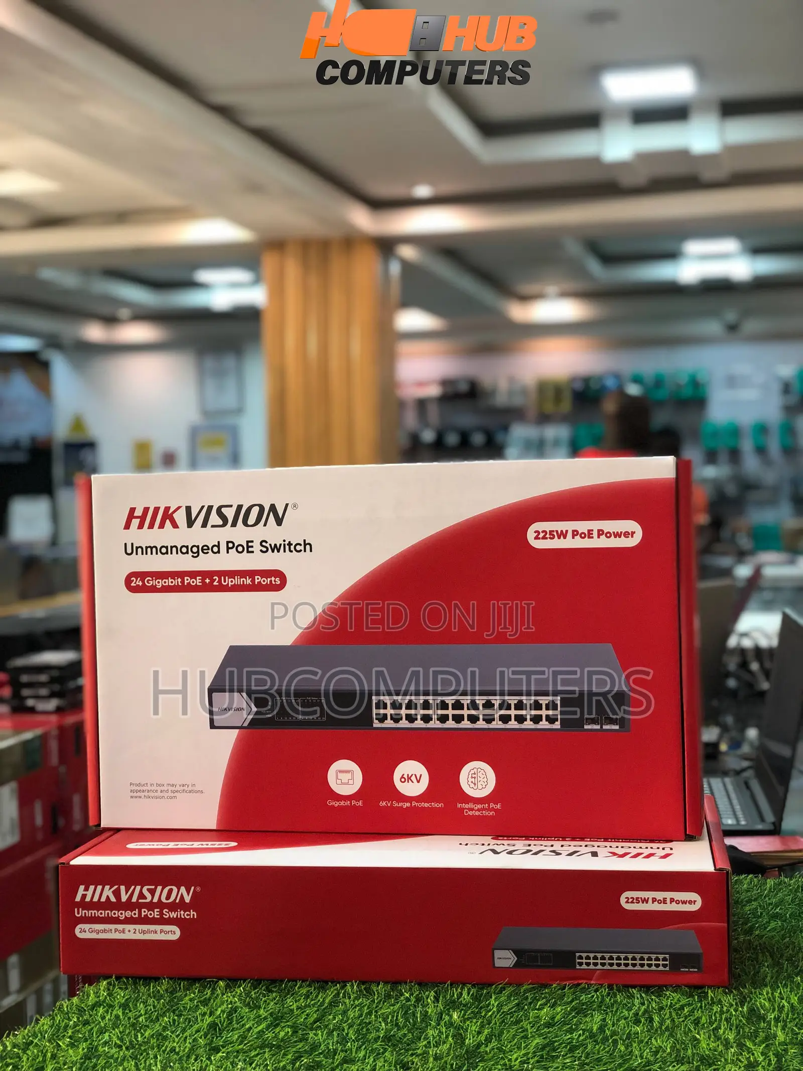 Hikvision DS-3E0526P-E/M 24 Port Gigabit PoE Unmanaged Switch