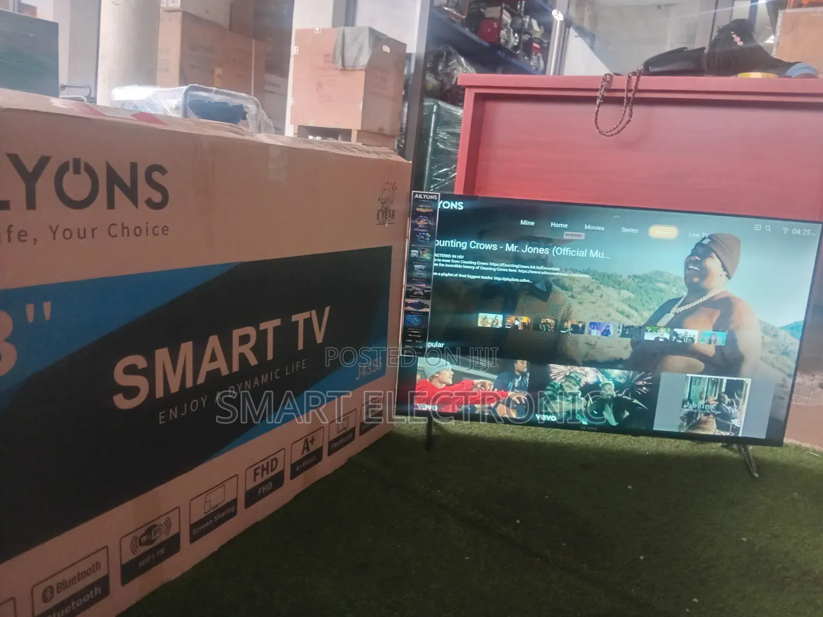 Ailyons 43′′ Smart TV – Premium Look, Big Display Fantastic