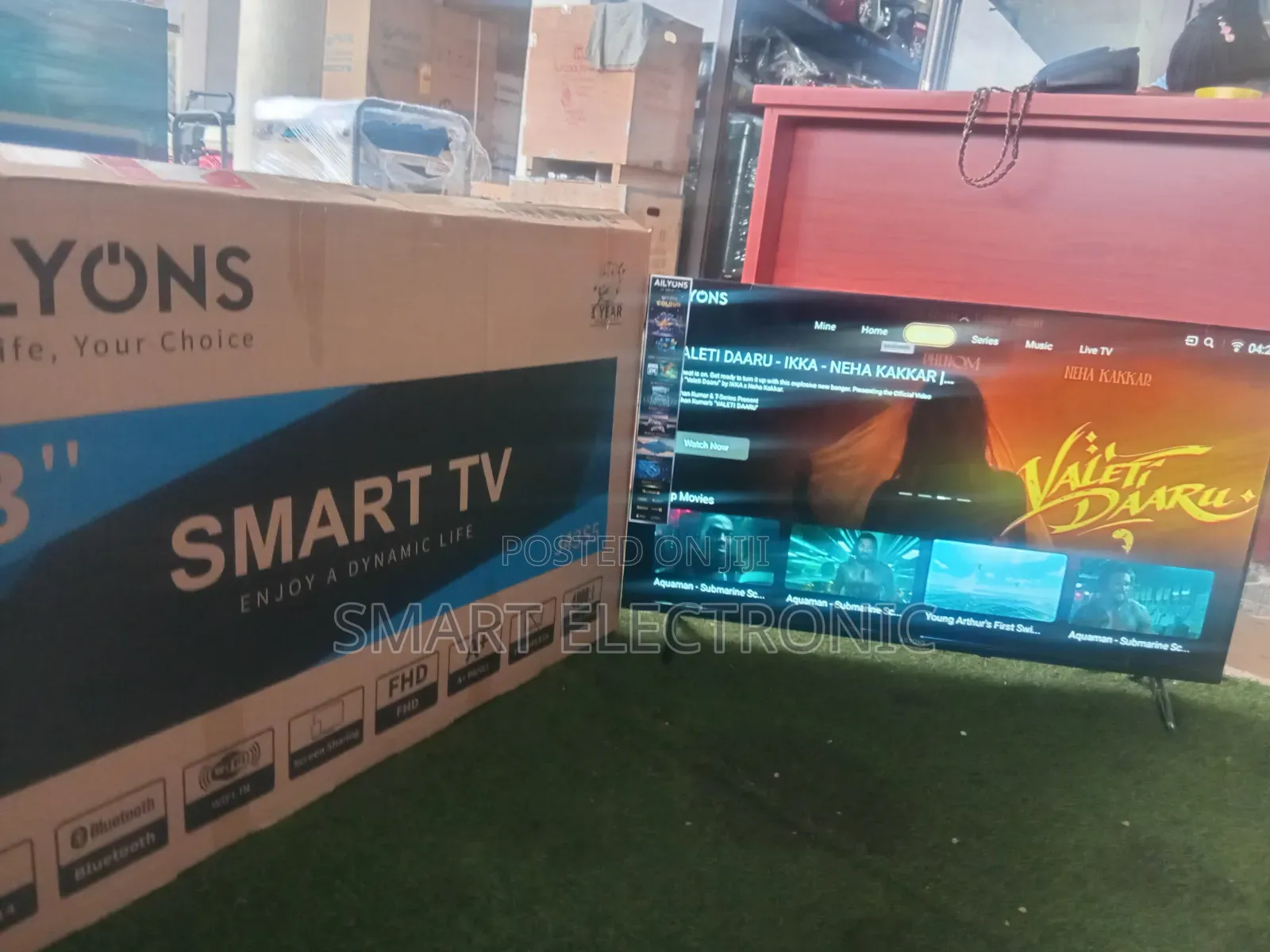 Ailyons 43′′ Smart TV – Stunning Display Smart Entertainment