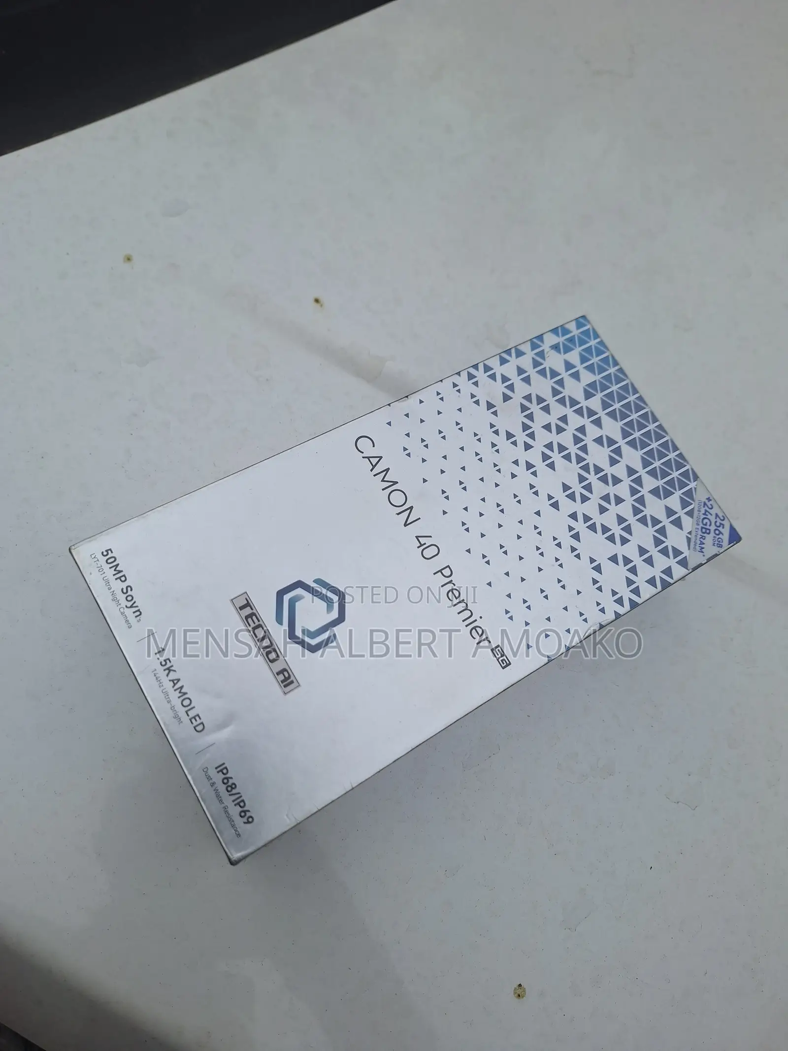 New Tecno Camon 40 Premier 5G 256 GB Black