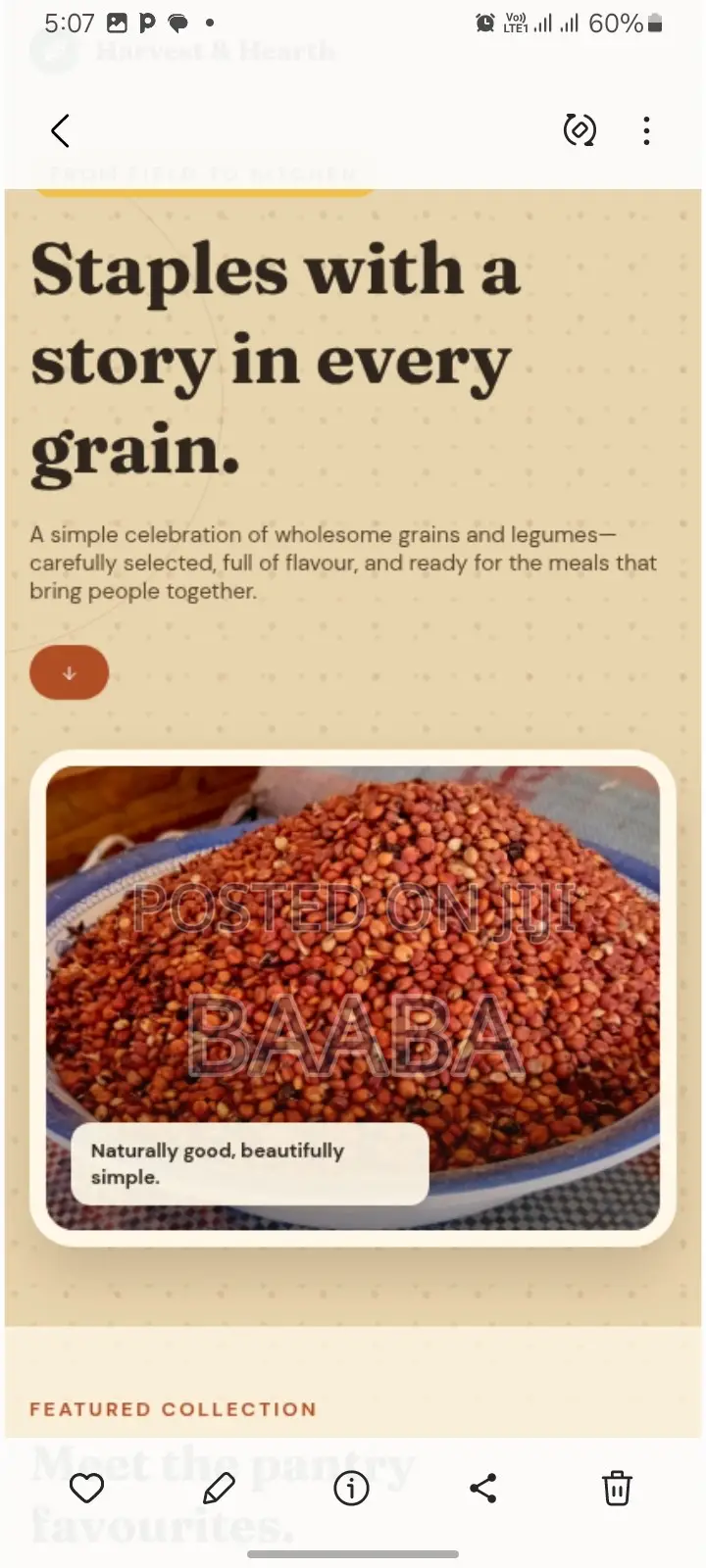 Staple Foodstuffs