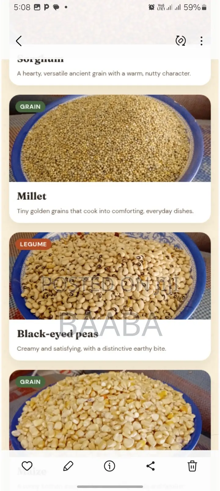 Staple Foodstuffs