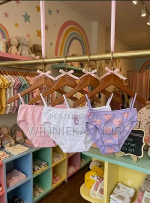 Cute and Comfy Girls' Cotton Panties Set