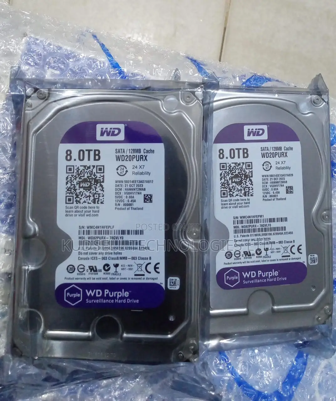 WD Purple 8TB Surveillance Hard Disk Drive