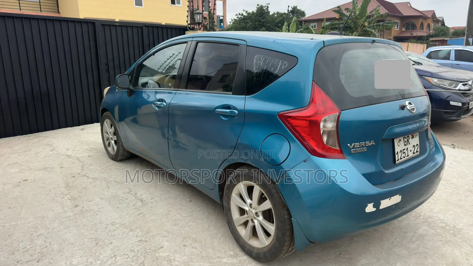 Nissan Versa 1.6 SL 2016 Blue