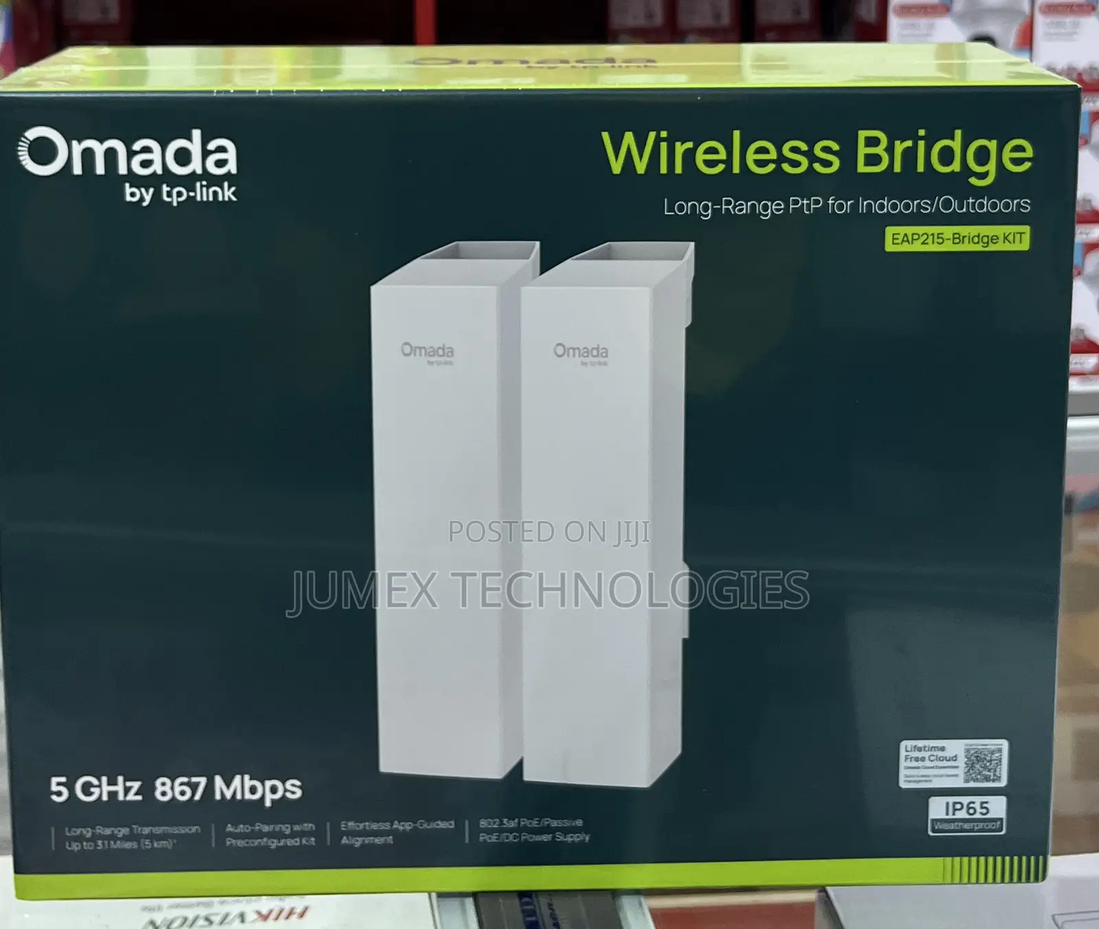 TP-Link OMADA EAP215-BRIDGE KIT LONG-RANGE PtP INDOORs / Outdoors