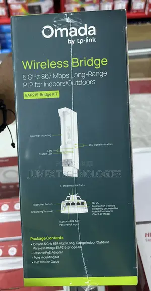 TP-Link OMADA EAP215-BRIDGE KIT LONG-RANGE PtP INDOORs / Outdoors