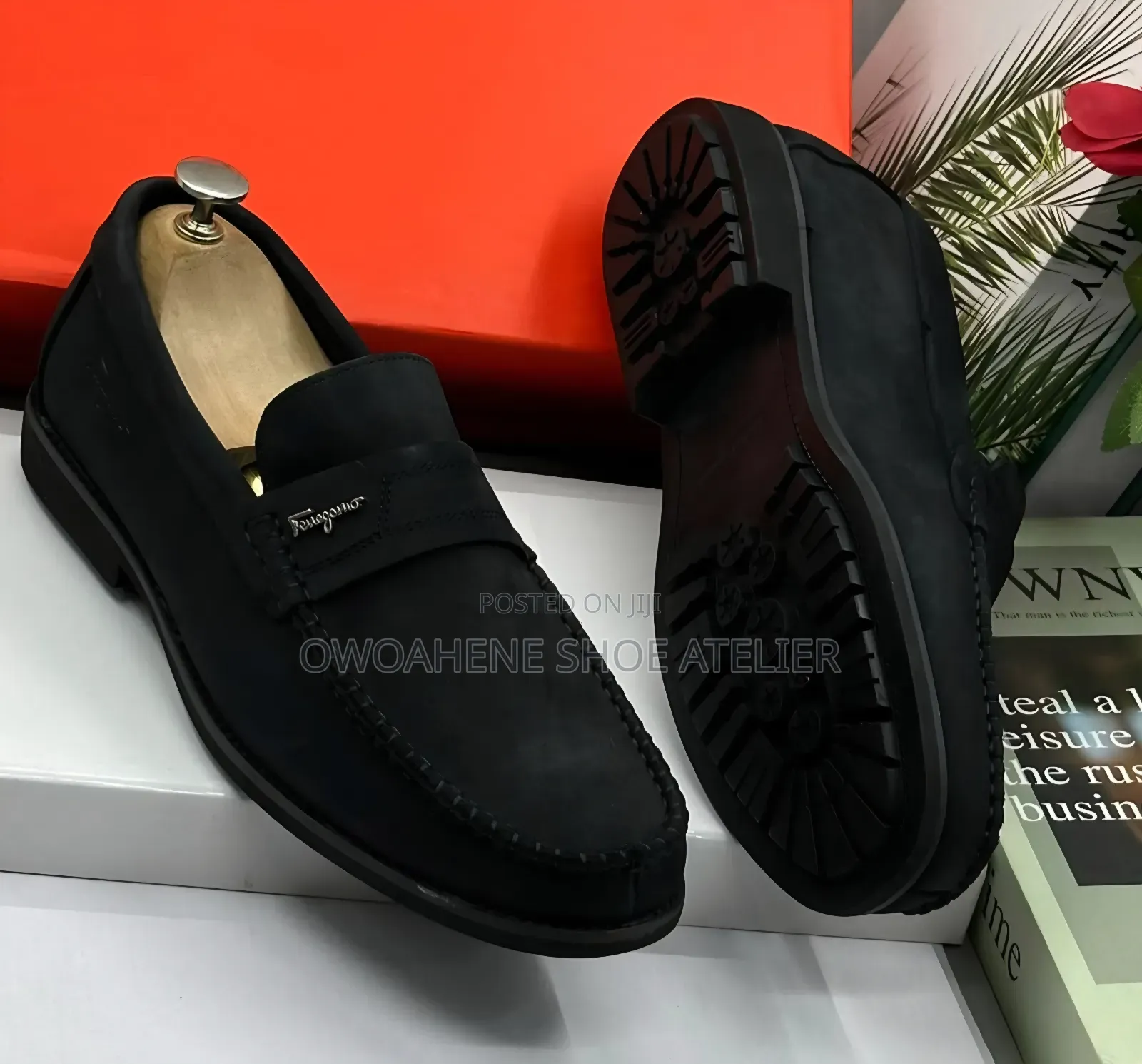 Salvatore Ferragamo Suede Loafers