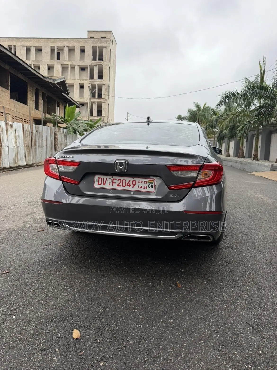 Honda Accord EX-L (2.0L 4cyl Turbo 10A) 2019 Gray