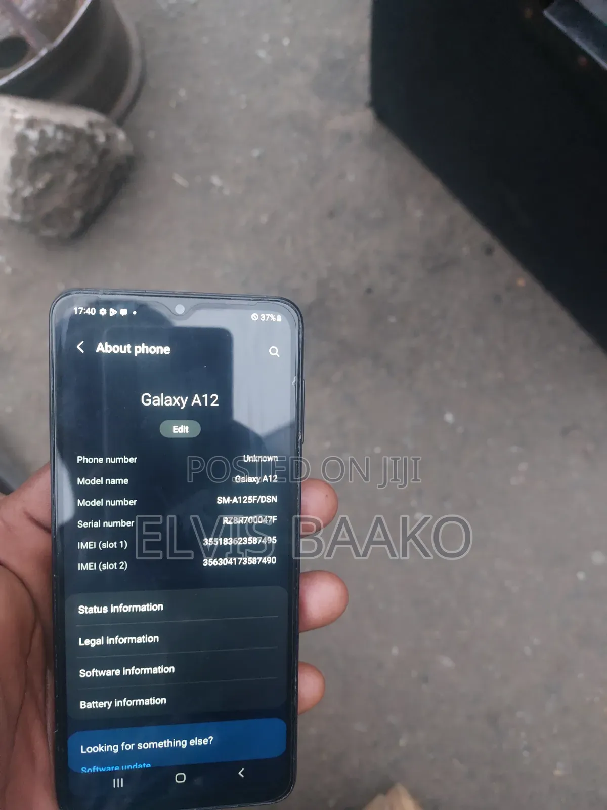 Samsung Galaxy A12 64 GB Black