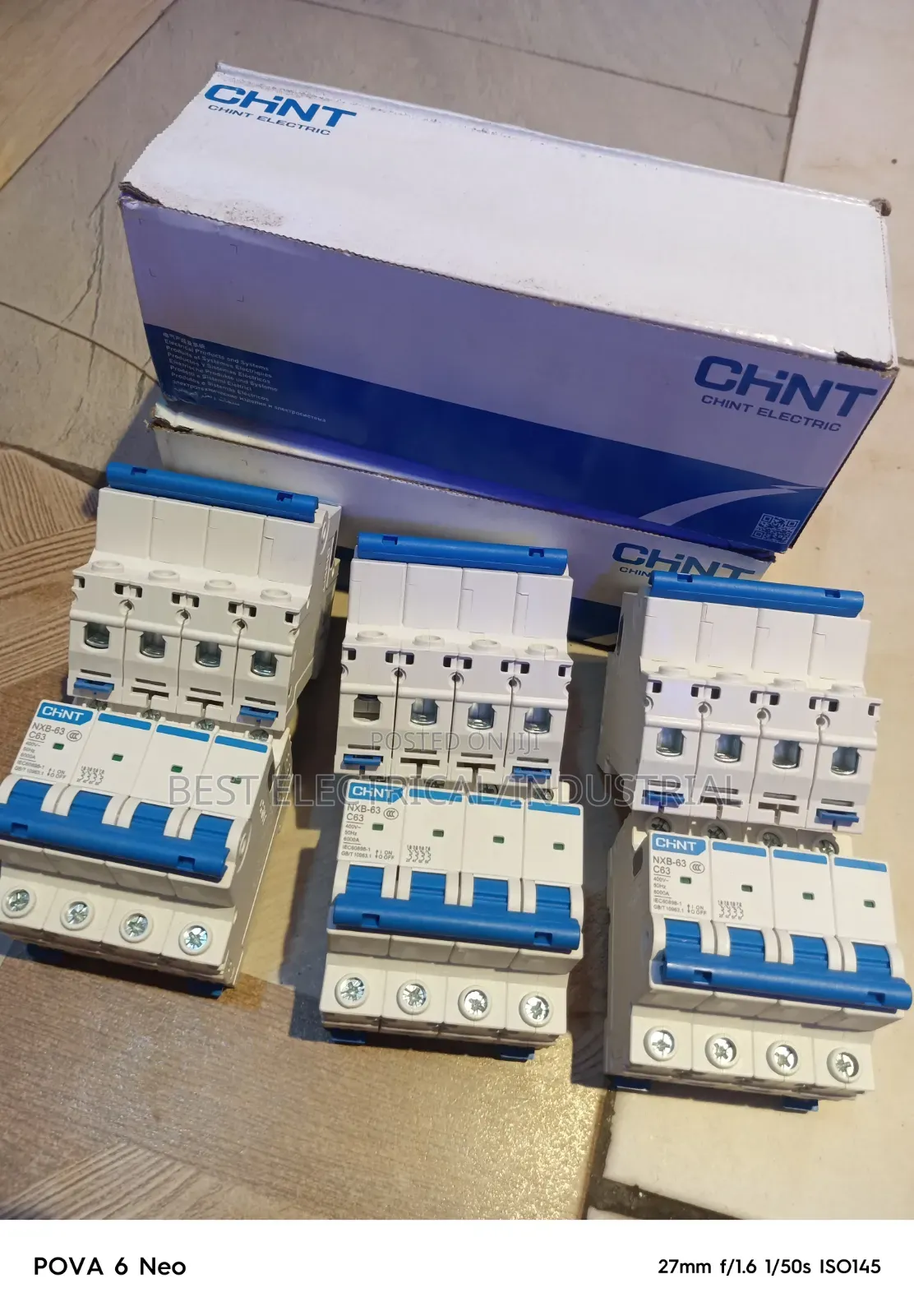 Chint 4 Pole Breaker 63A