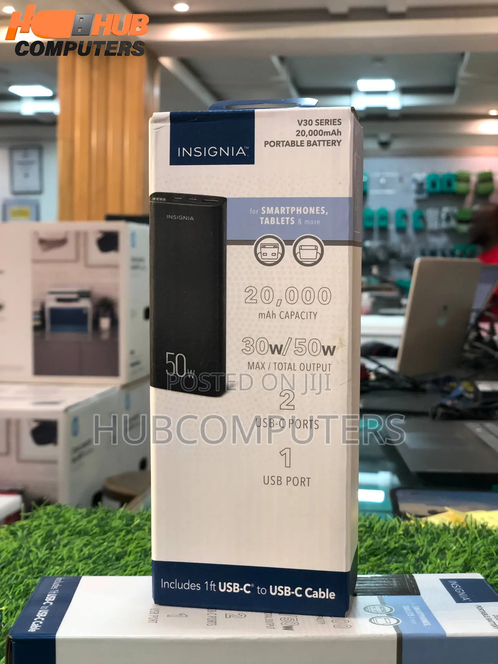 Insignia V30 Series Portable Power Bank 20,000mAh 50W