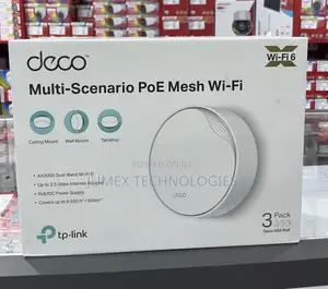 Deco X50- Poe Multi-Scenario Poe Mesh Wifi Ax3000 Dual Band Wifi6