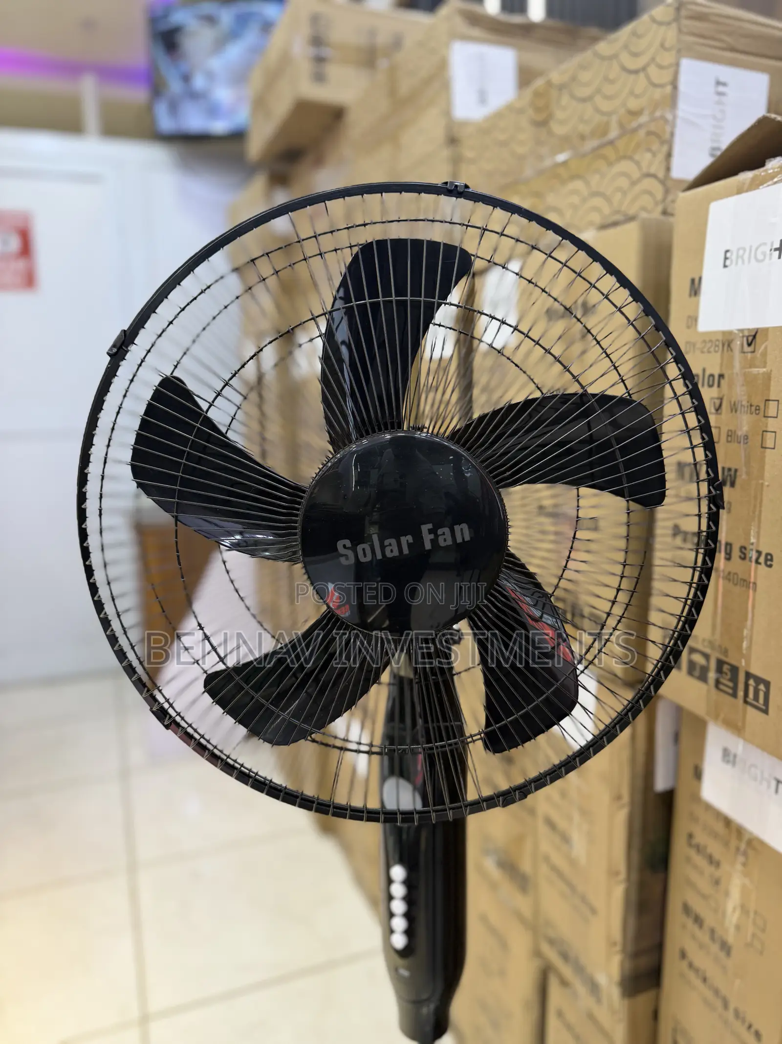 16 Inches Electric and Solar Rechargeable Fan
