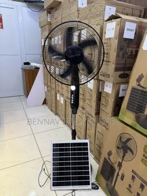 16 Inches Electric and Solar Rechargeable Fan