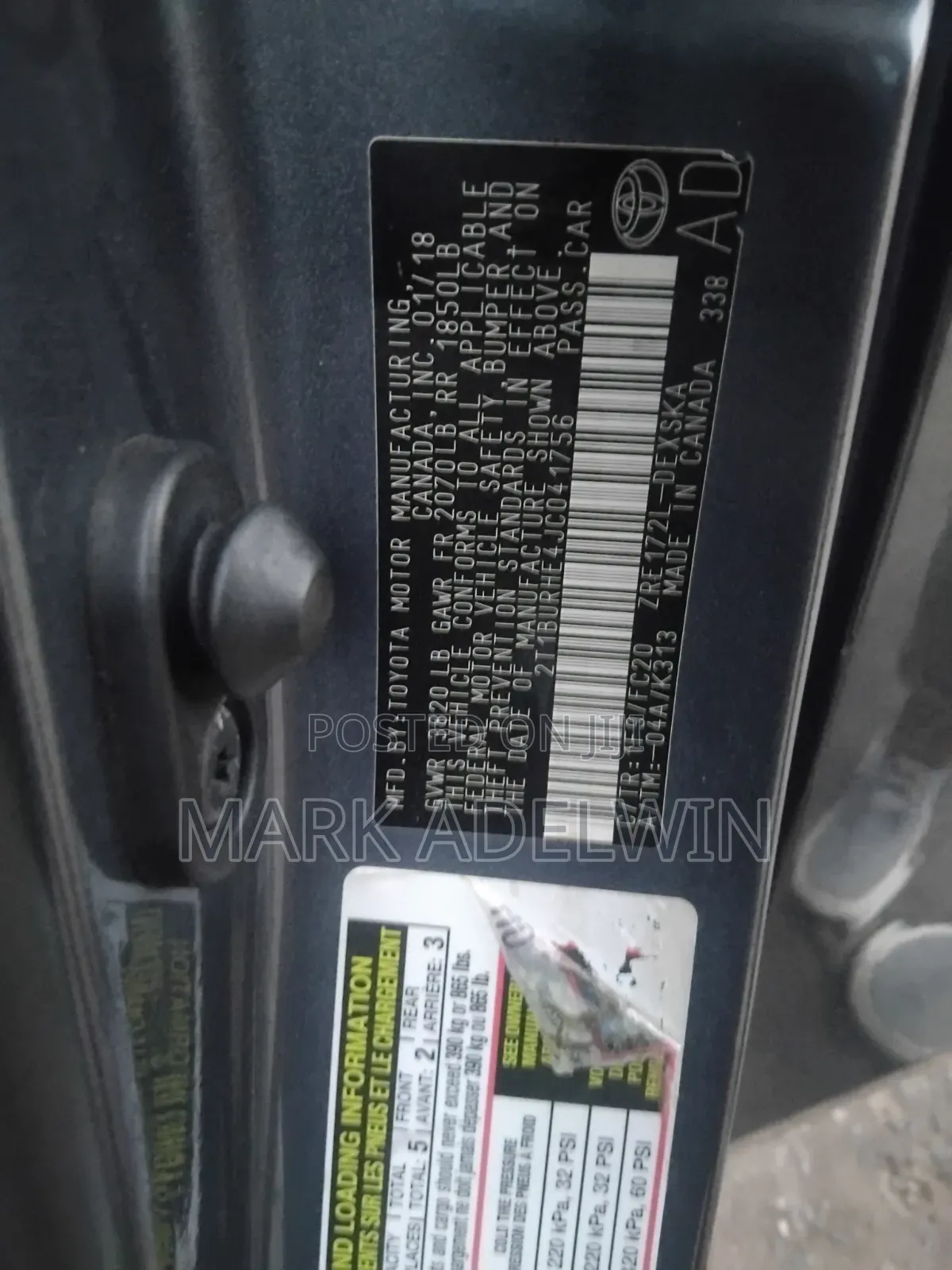 Toyota Corolla 2018 Gray