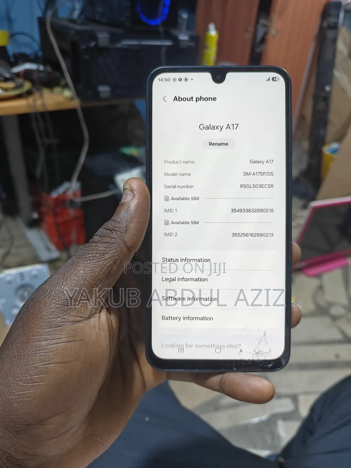 Samsung Galaxy A17 128 GB Black