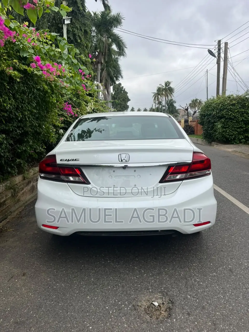 Honda Civic EX-L 4dr Sedan (1.8L 4cyl CVT) 2015 White