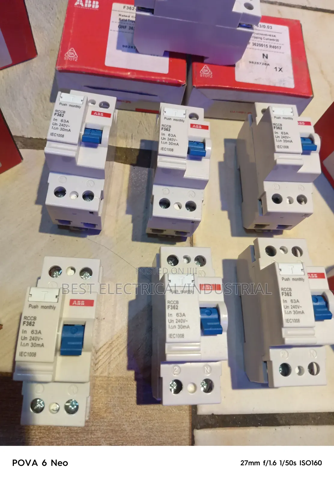 ABB RCCB Breaker 63a