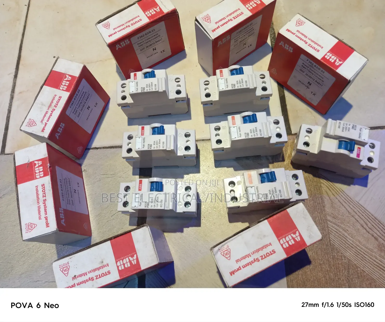 ABB RCCB Breaker 63a