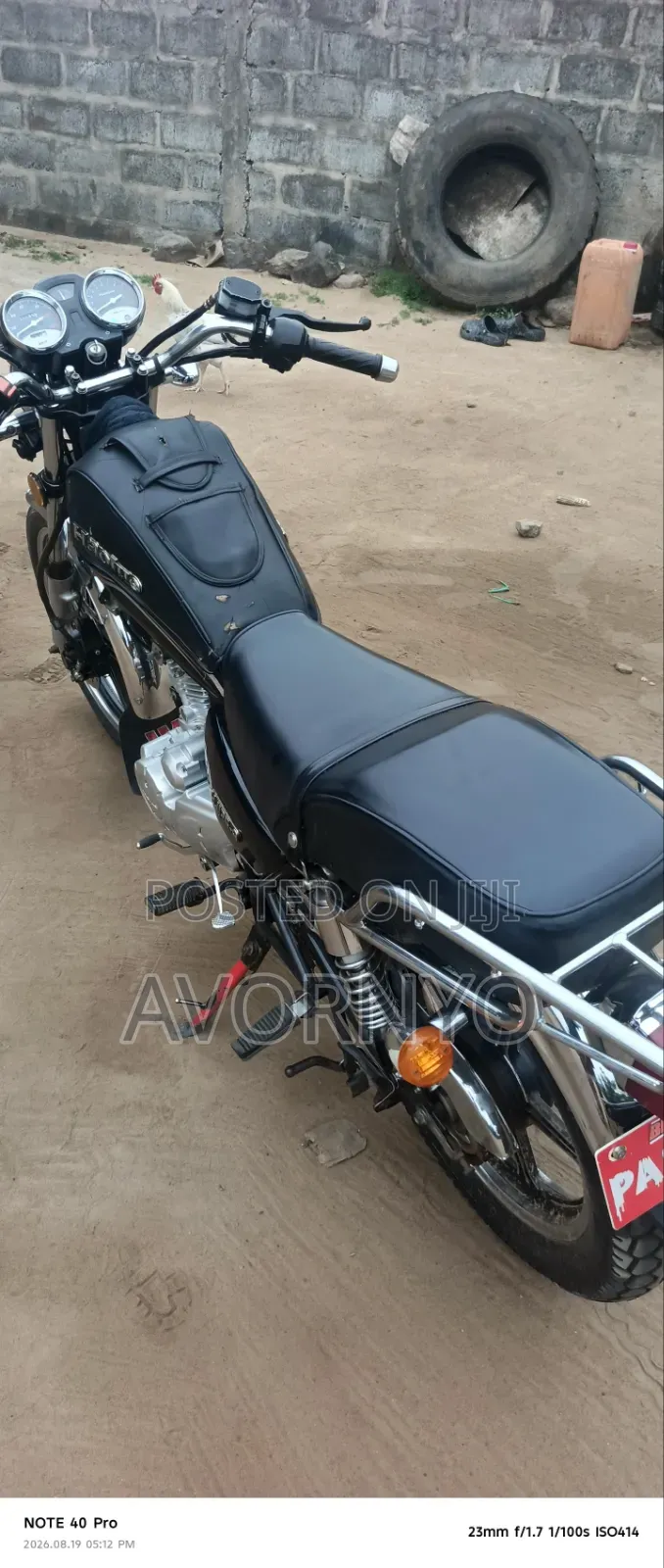 Haojue HJ125-8K 2025 Black