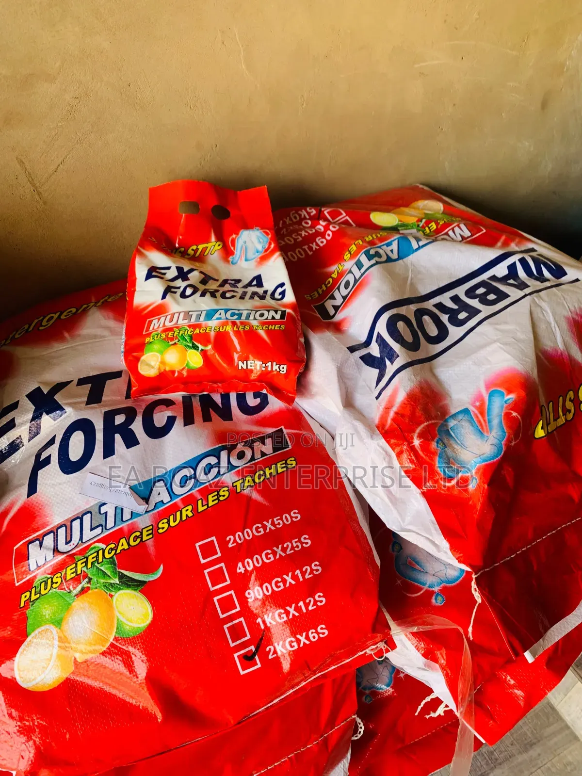 1kg Extra Forcing Detergent Washing Powder for Laundry, High Foaming
