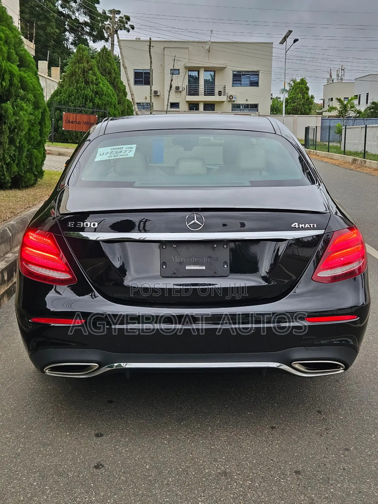Mercedes-Benz E300 4Matic AWD Sedan (2.0L 4cyl 9A) 2017 Black