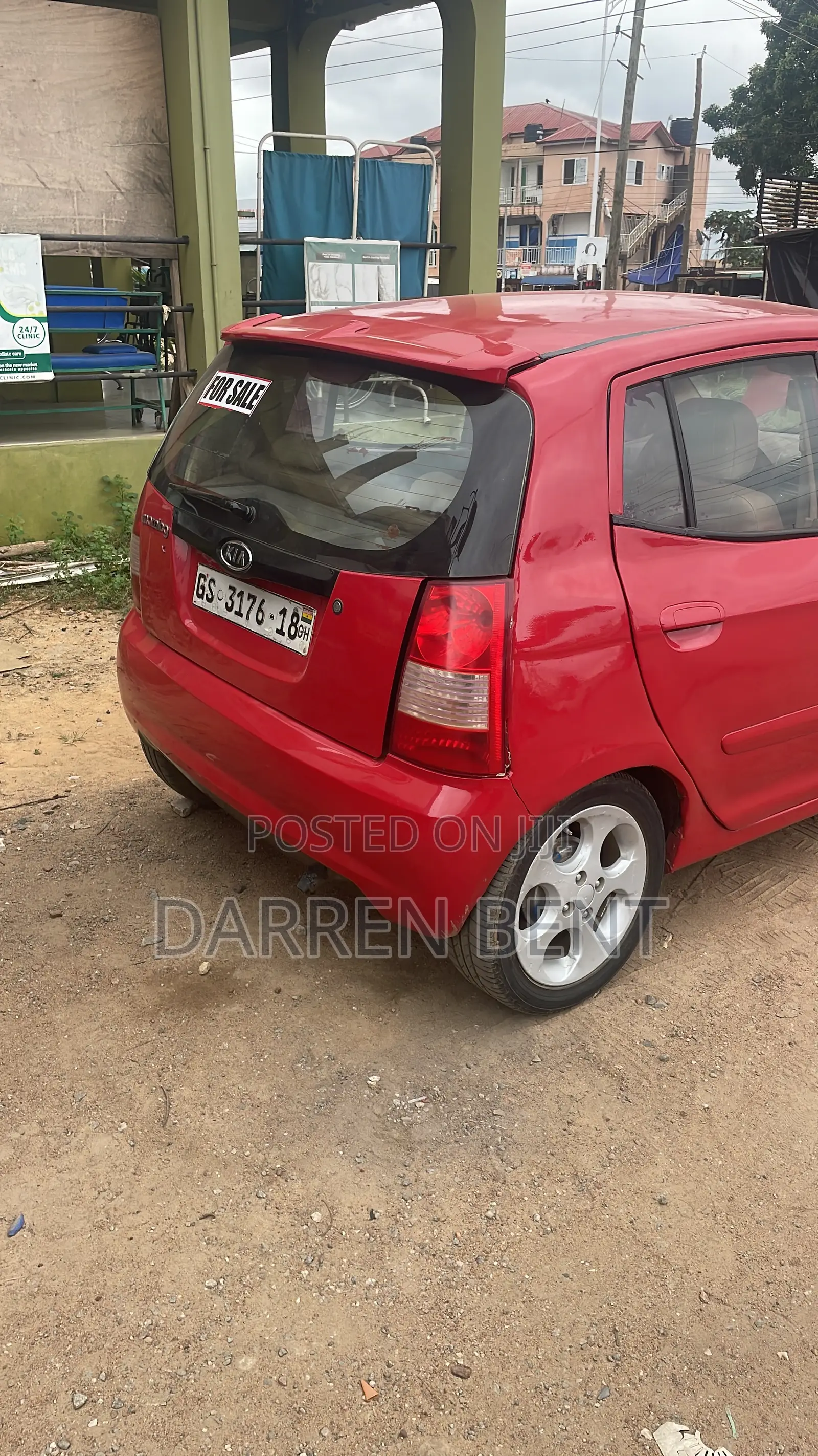 Kia Morning 2008 Red