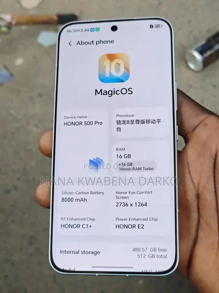 Honor 500 512 GB White
