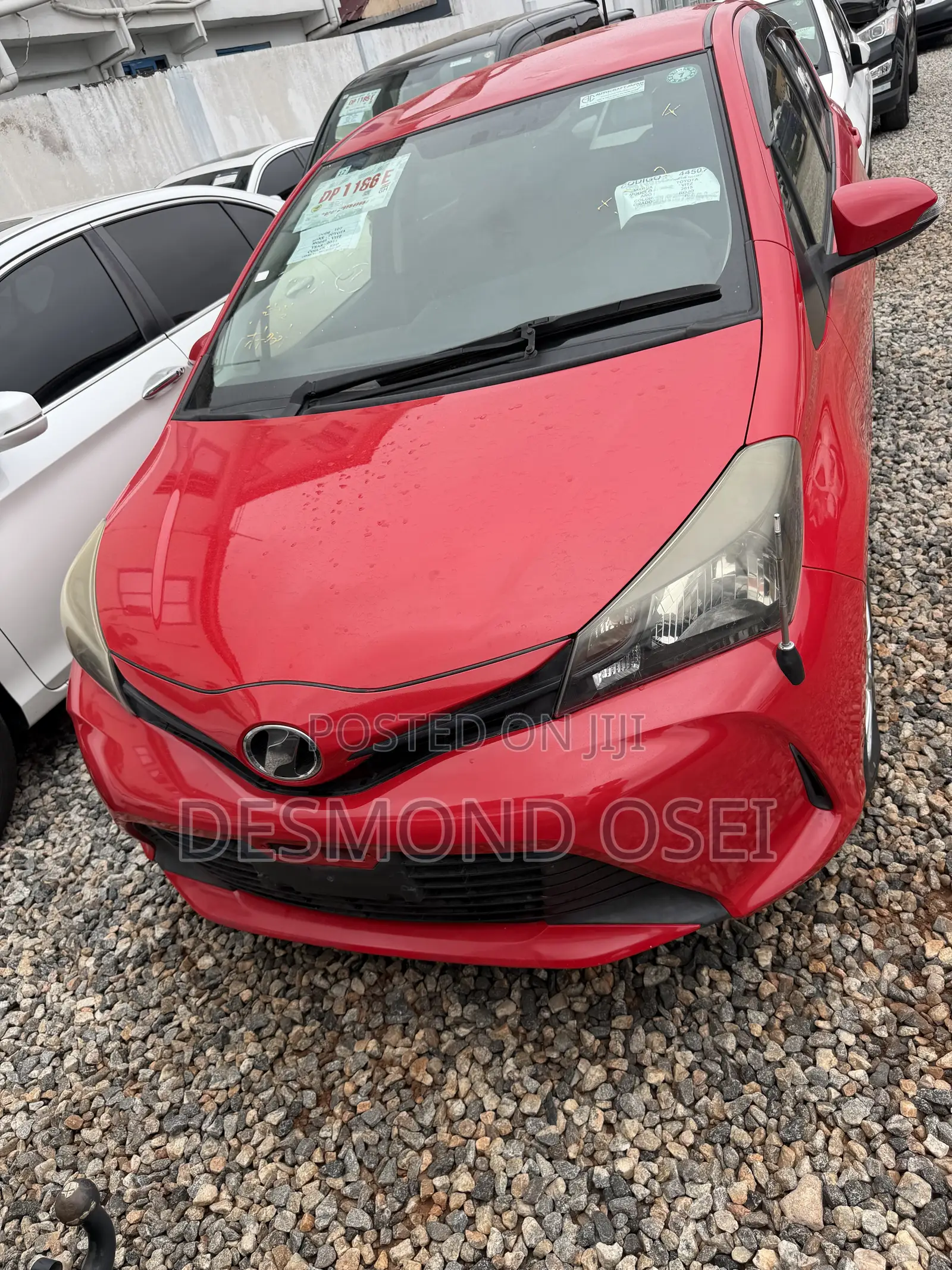 Toyota Vitz 1.5 FWD 3dr 2014 Red