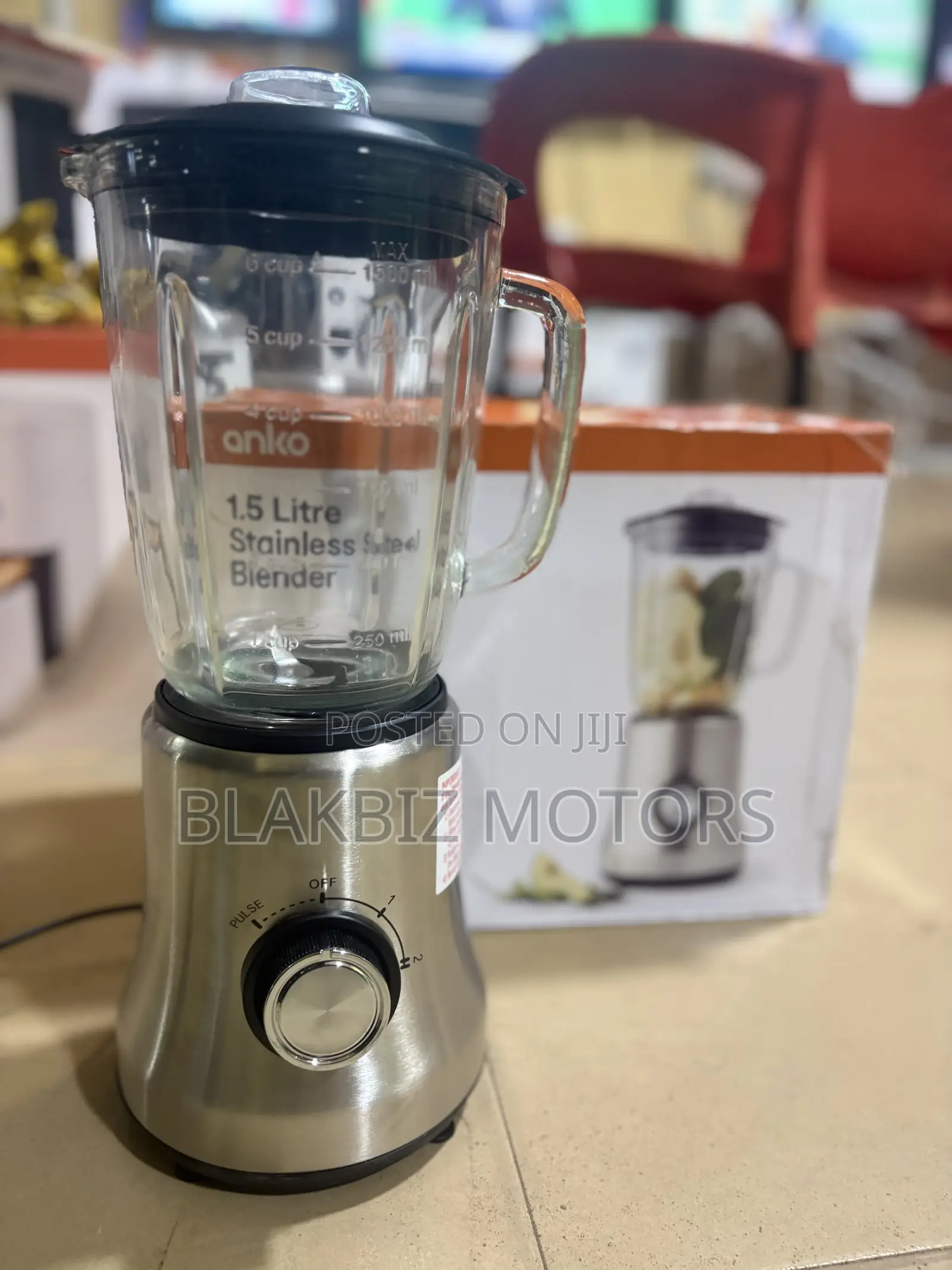 Anko 1.5 Litre Stainless Steel Blender