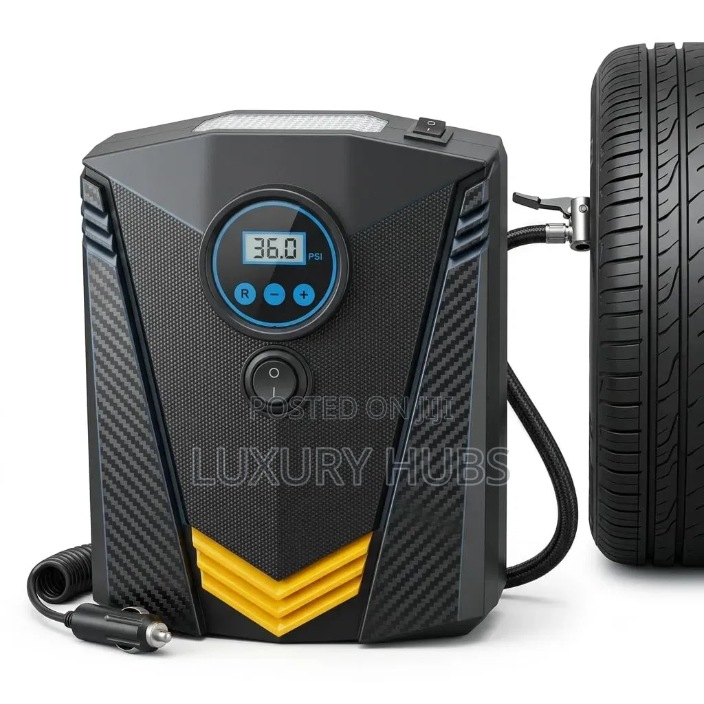 CZK Portable Car Air Pump | Digital Display | Electric Tyre Inflator