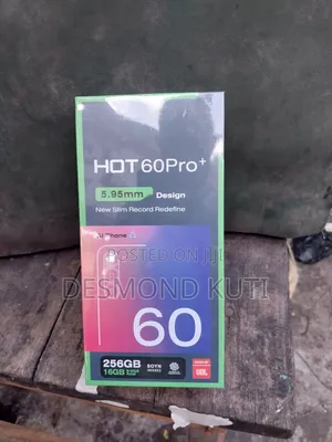 New Infinix Hot 60 Pro+ 256 GB Silver