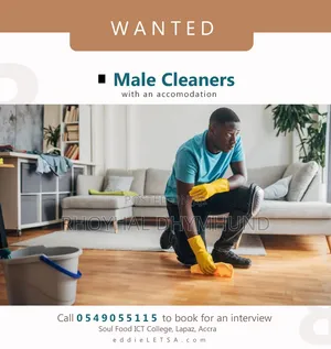 Cleaners Needed for Immediate Employment