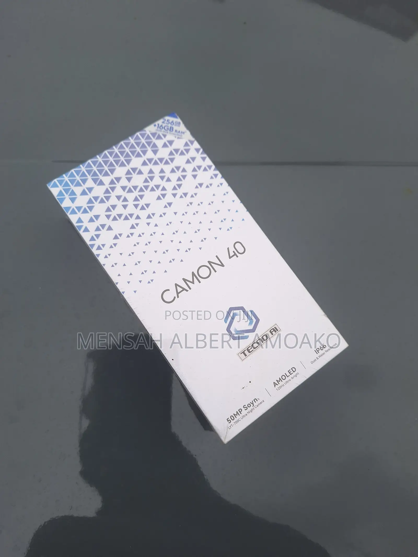 New Tecno Camon 40 Pro 4G 256 GB Black