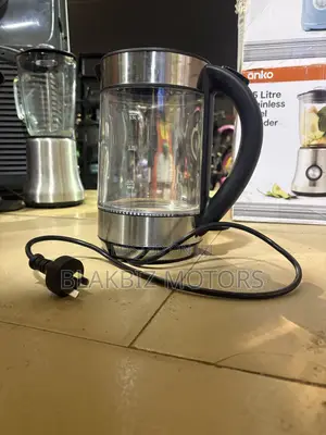 Used Anko 1.5 Litre Clear Glass Electric Kettle