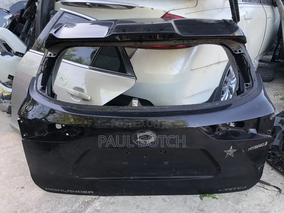 2020,2021,2022,2023 Toyota Highlander Empty Boot/Tailgate