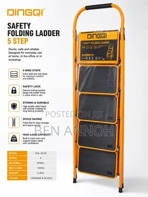 DINGQI 5 Steps Ladder