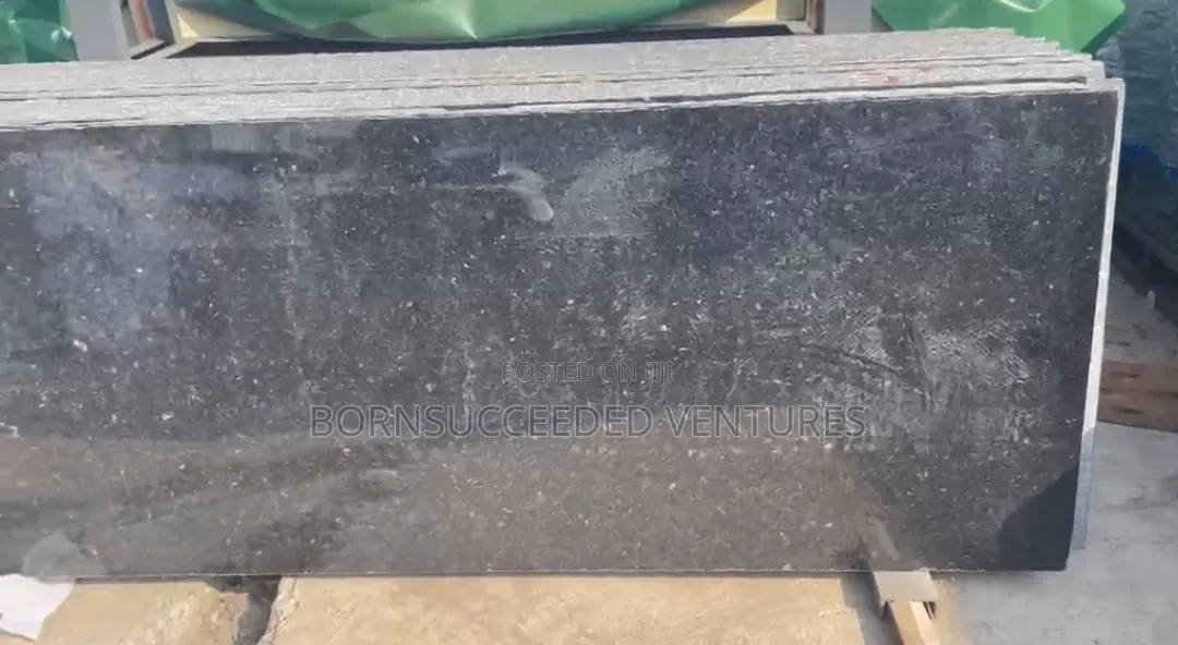 It’s Black Granite 
Size-285cmx84cm(9ft by 2ft)
