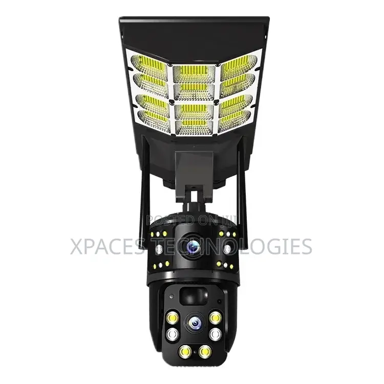 V380 Pro Solar Street Light PTZ Flood Light 4G Outdoor IP66 Camera