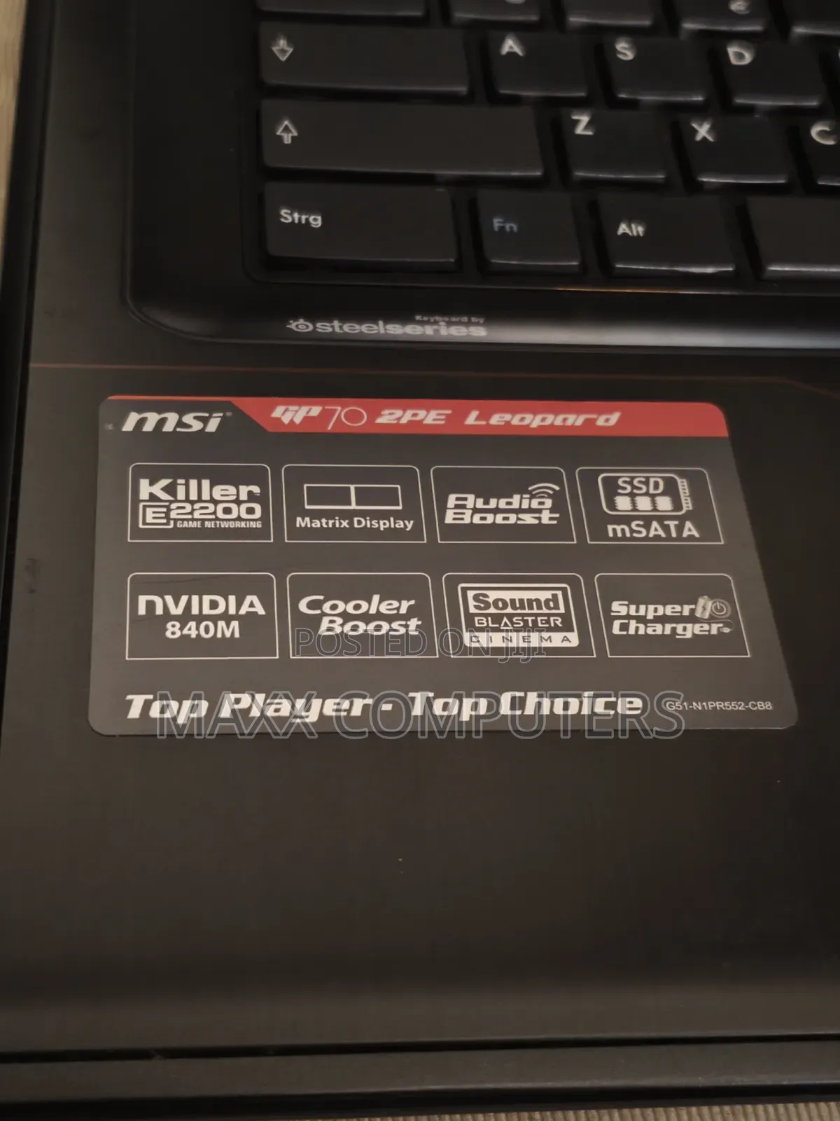 Laptop MSI GP70 2PE Leopard 16GB Intel Core i5 HDD+SSD 1T