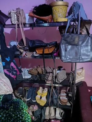 Glass Shoe Rack
