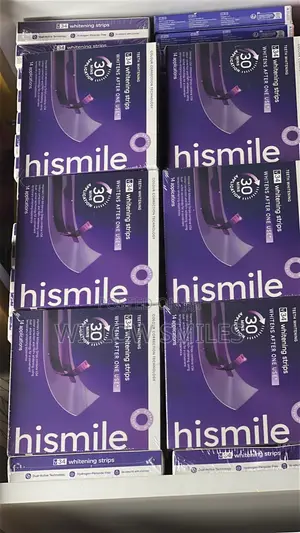 Hismile V34 Purple Teeth Whitening Stripes 14pcs/Box