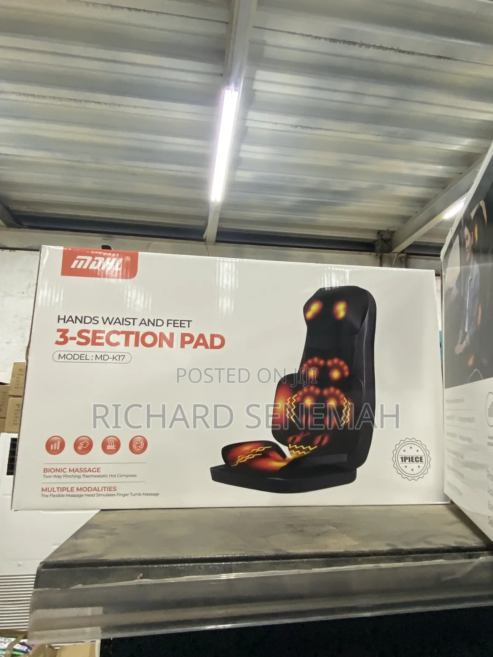 Hand,waist and Feet 3 Section Pad