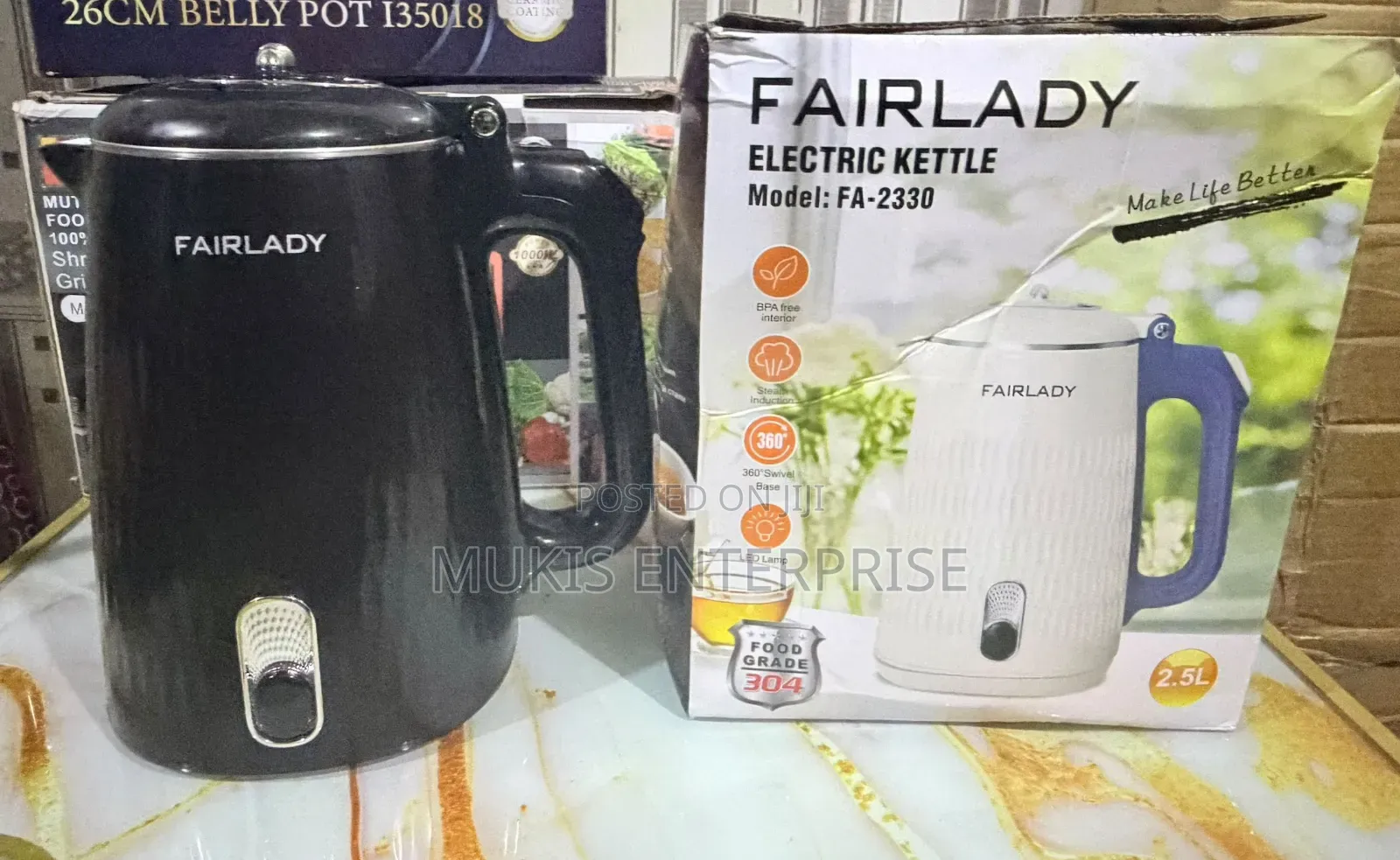 Fair Lady Electric Kettle (2.5l)