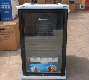 OPTIMUM 90L Wine Chiller – Glass Door Beverage Cooler