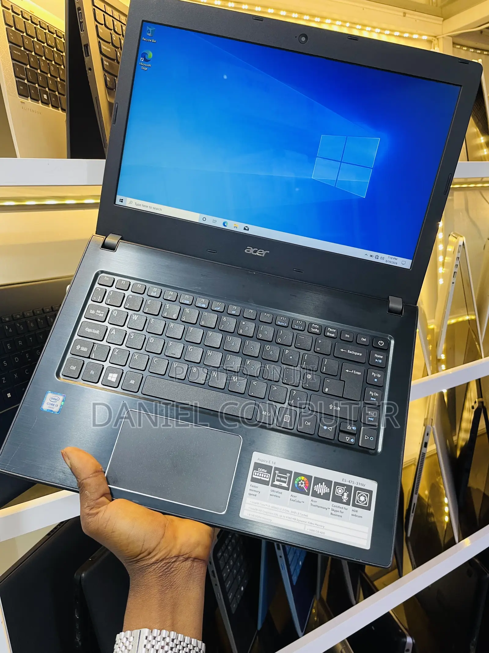 Laptop Acer Aspire E5-475 8GB Intel Core i3 HDD 1T